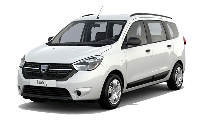 Dacia Lodgy for rent in Lisbon